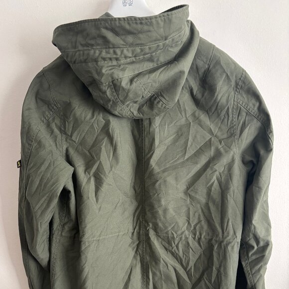 Alpha Industries Olive Green Fishtail Parka Military Coat /Jacket Medium- Large - Picture 10 of 13